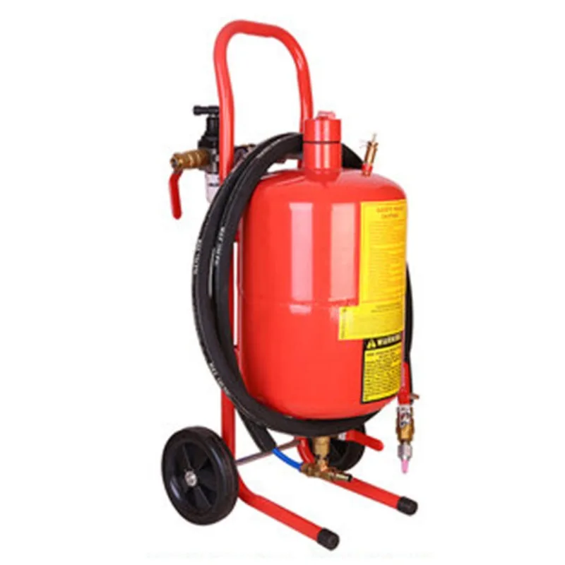 Mobile manual sandblasting machine rust removal refurbishment sandblasting machine high pressure deoxidation