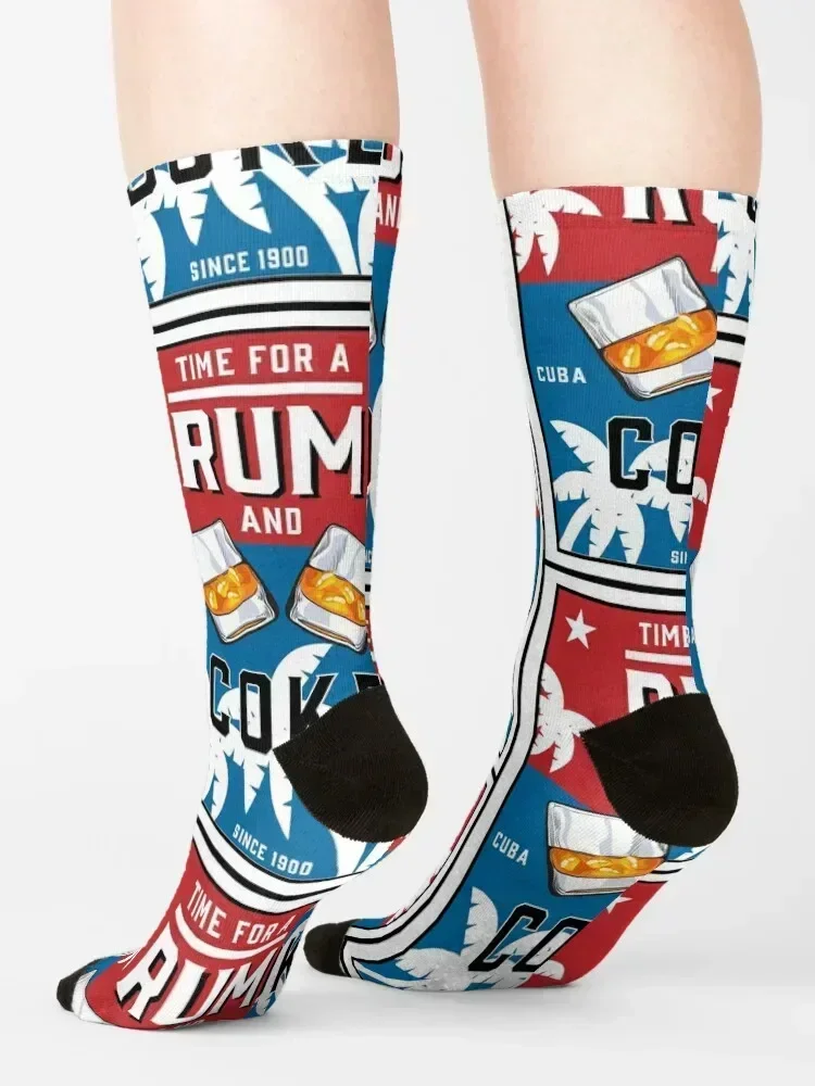 Rum Mix | Rum Drinkers | Cuna | Summertime Bar And Pub Decor Socks cool kawaii japanese fashion Soccer Man Socks Women's