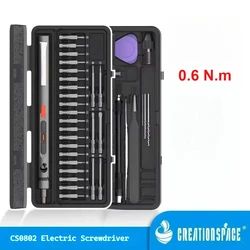 CreationSpace-CS0802A Electric Drill and Screwdriver Set, Dual-Purpose Mini Electric Screwdriver, Cordless Drilling Power Tools