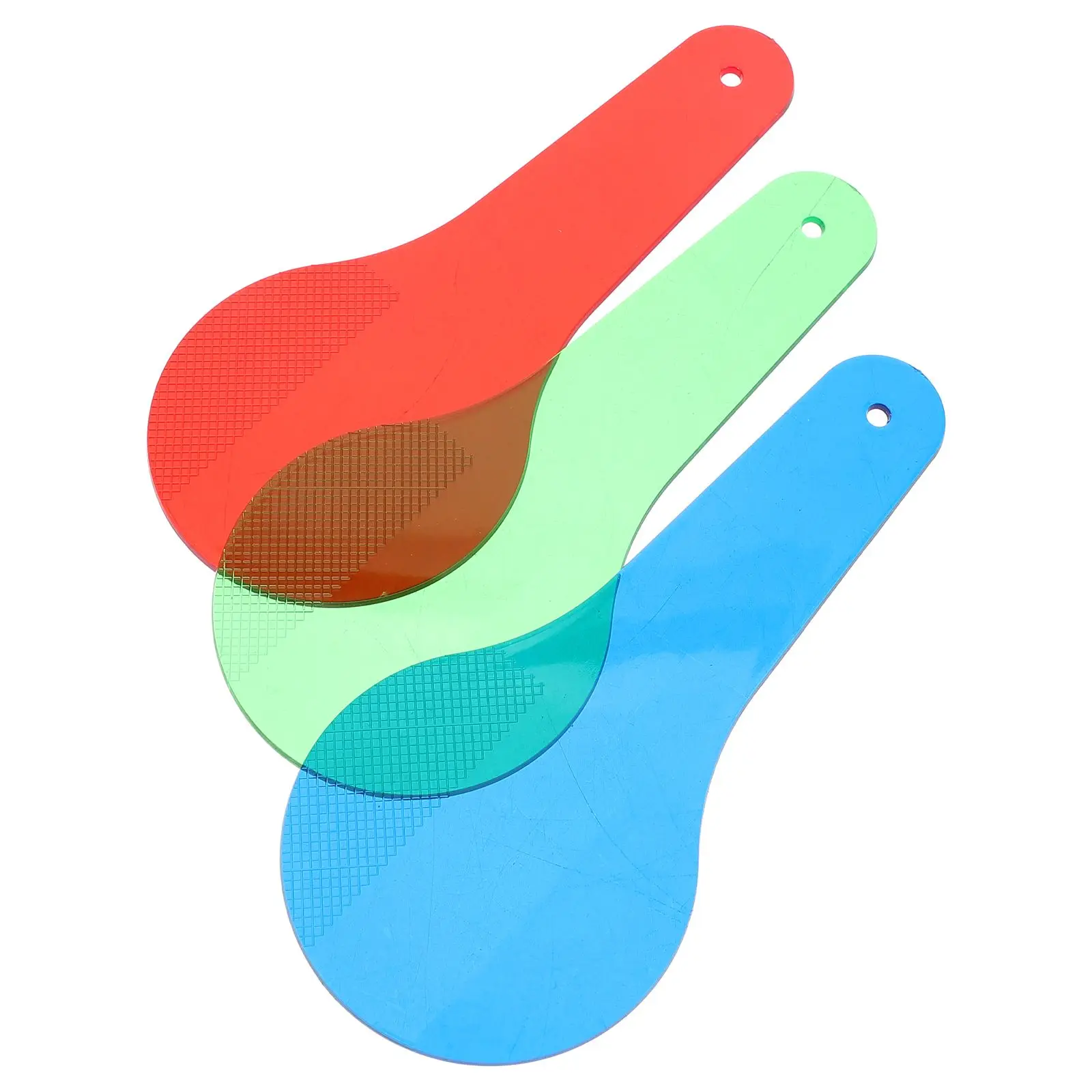 

3pcs Colorful Transparent Filters Red Green Blue Kids Optical Experiment Toys Preschool Science Materials Color Mixing Paddles