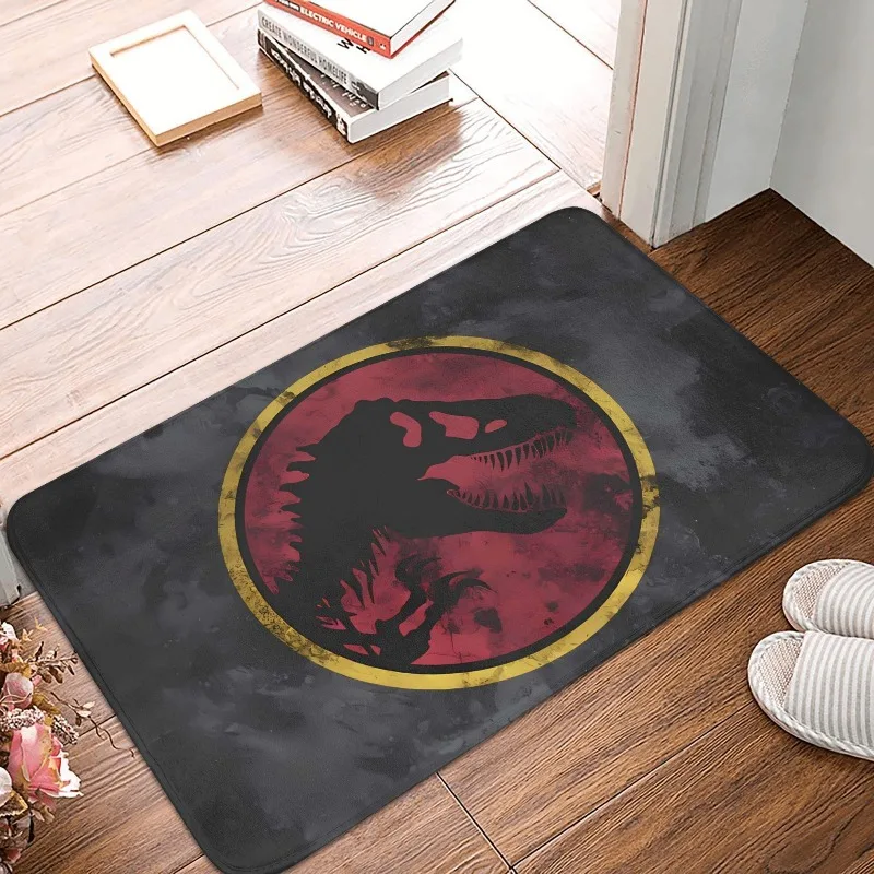 Jurassic Park – tapis d'entrée pour porte d'entrée, monde des dinosaures, salle de bains, cuisine, paillasson de Garage, toilettes, repose-pieds pour la maison