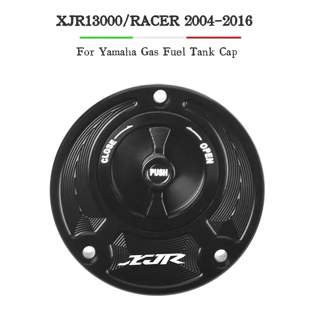 For Yamaha XJR13000/RACER 2004-2016 Fuel Gas Tank Cap Cover CNC Aluminum Keyless Motorcycle Accessories 6 Colors