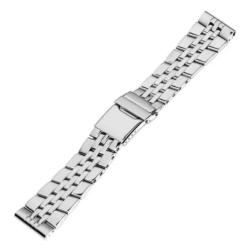 Solid Stainless Steel Watchband For Breitling Watch Strap 20mm 22mm 24mm Men\'s  Luxury Bracelet Push-Button Hidden Clasp Logo On