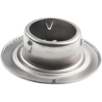 ステンレス鋼のベントグリル、外壁ダクト、換気排気カバー、丸いフラットヘッドエアコンセントフード、70-300mm