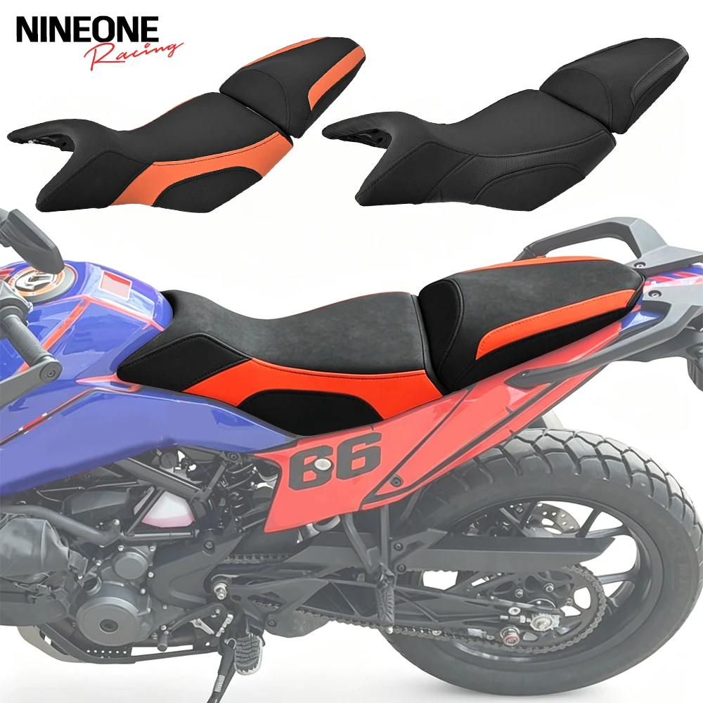 

390ADV Motorcycle Soft PU Leather Front Rider Seat Rear Passenger Seat Pelion Cushion For KTM 390 250 ADV Adventure S 2020-2024