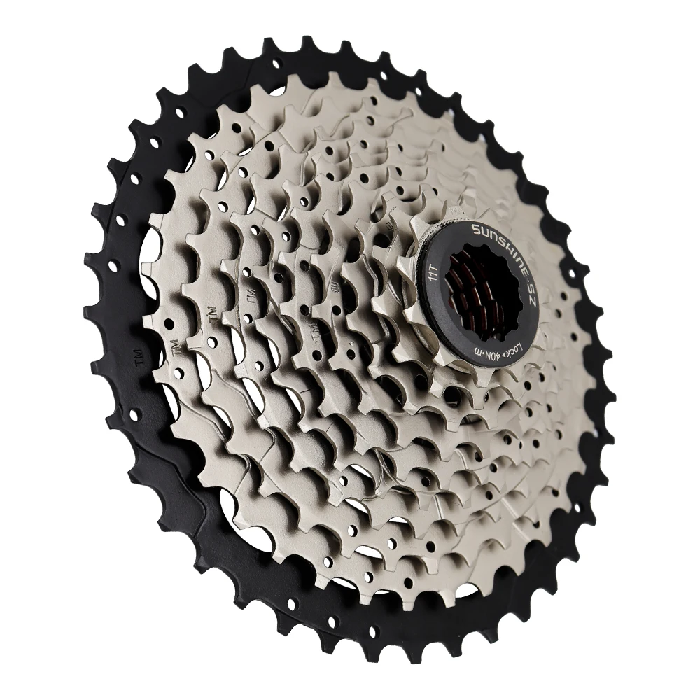 KMC X10 Bike Chain 10 Speed MTB Road Bike SUNSHINE-SZ Cassette 11-25T/28T/32T/36T40T/42T/46T/50T for Shimano Sram Bicycle Parts