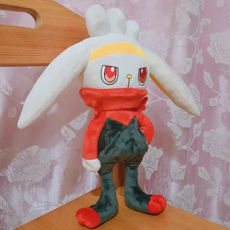 30cm Scorbunny Pokemon Plush Toys Anime Doll Cute Ornament Pokémon Cartoon Stuffed Plushie Pillow Gift for Children Christmas