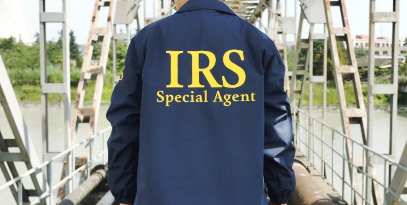 IRS-CI US Internal Revenue Service Strong Tax Police Identification Jacket