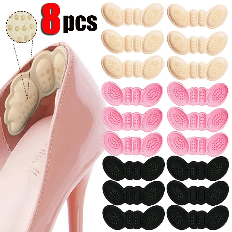 1/4pairs High Heel Inserts Pads Adjust Size Anti-wear Adhesive Insoles Protector Sticker Pain Relief Foot Care Shoes Cushion