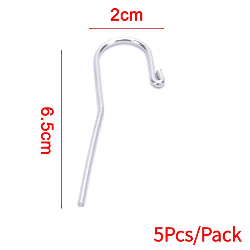 5Pcs/Pack Stainless steel 2mm Dental Lip Hook Root Canal Measuring Accessories Lip Mouth Hook Apex Locator Tool for Dentists‘