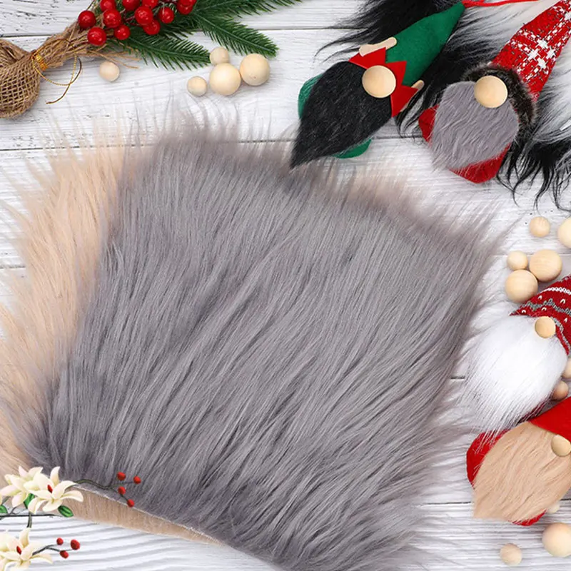 25x25cm Artificial Fur Patch Soft Plush Faux Fur Hat Fabric Patchwork Women Bags Clothing Coat Quilting Decoration Patches