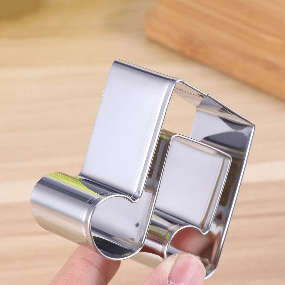 Eco Friendly Non Stick Stainless Steel Cookie Cutter Musical Note Shape for Cake Chocolate Fondant Baking Mould