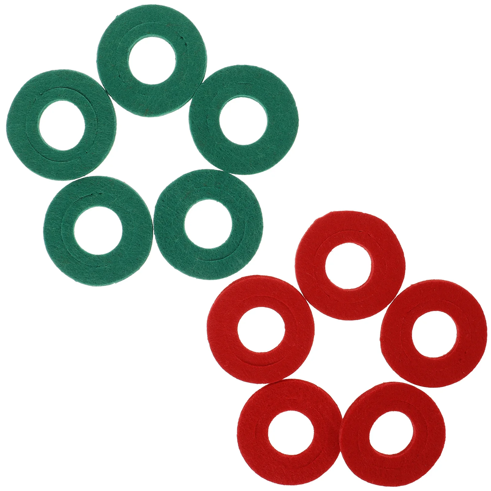 10 قطعة غسالات طرفية مادة الألياف أحمر أخضر للمعدات البحرية للسيارات حامي طرفي متين