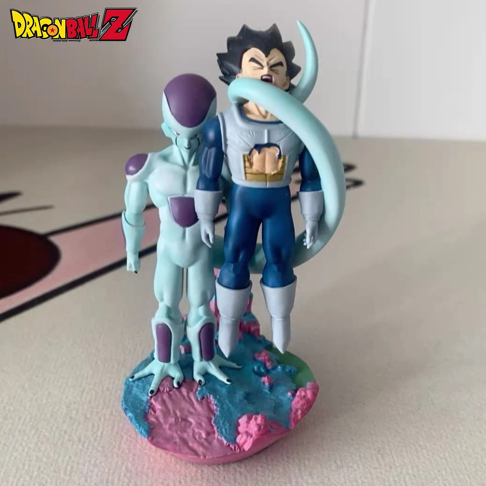 9.5cm/3.74in anime dragon ball figura frieza e vegeta figuras de ação estátua pvc desktop ornamentado coleção modelo brinquedos presentes