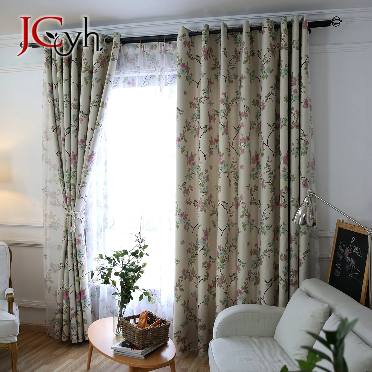 Modern Printed Flower Curtains For Living Room Window Drapes For Bedroom Treatments Blinds Panel Tende Kitchen Door Cortinas