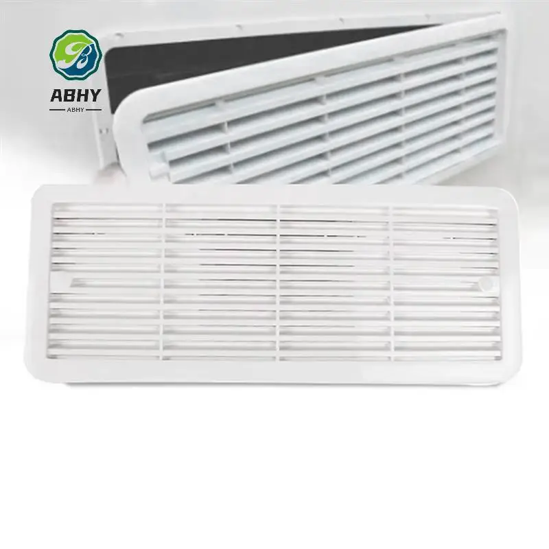 

ABHY-RV Side-Mounted Air Outlet Cover RV Radiator Exhaust Fan RV Dust-Proof Vents For RV Trailers Caravans Campers