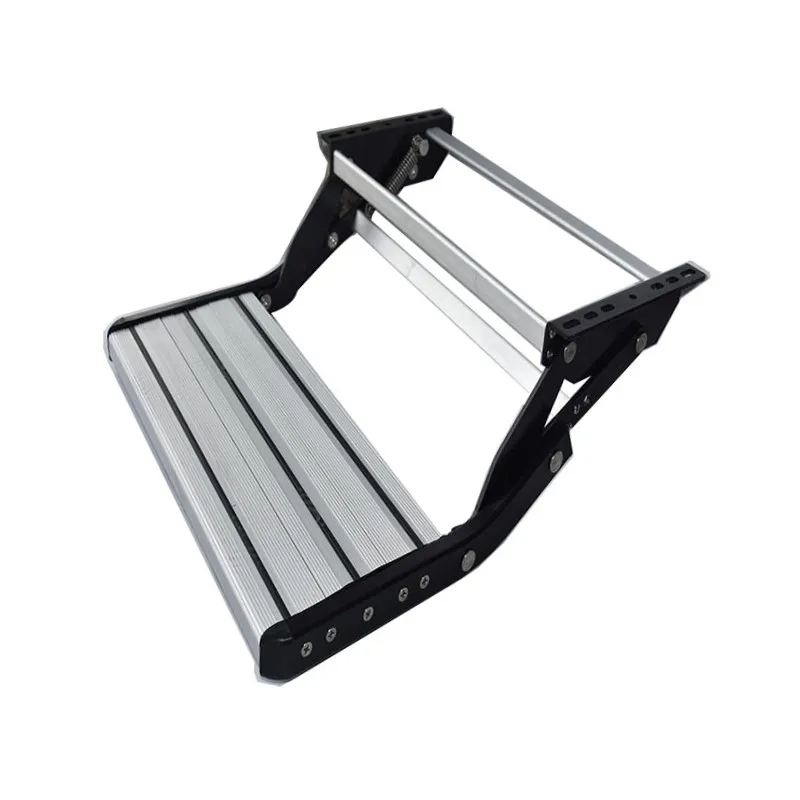

Easy To Install High Strength Aluminum Alloy Caravan Trailer One Layer Manual Step Ladder