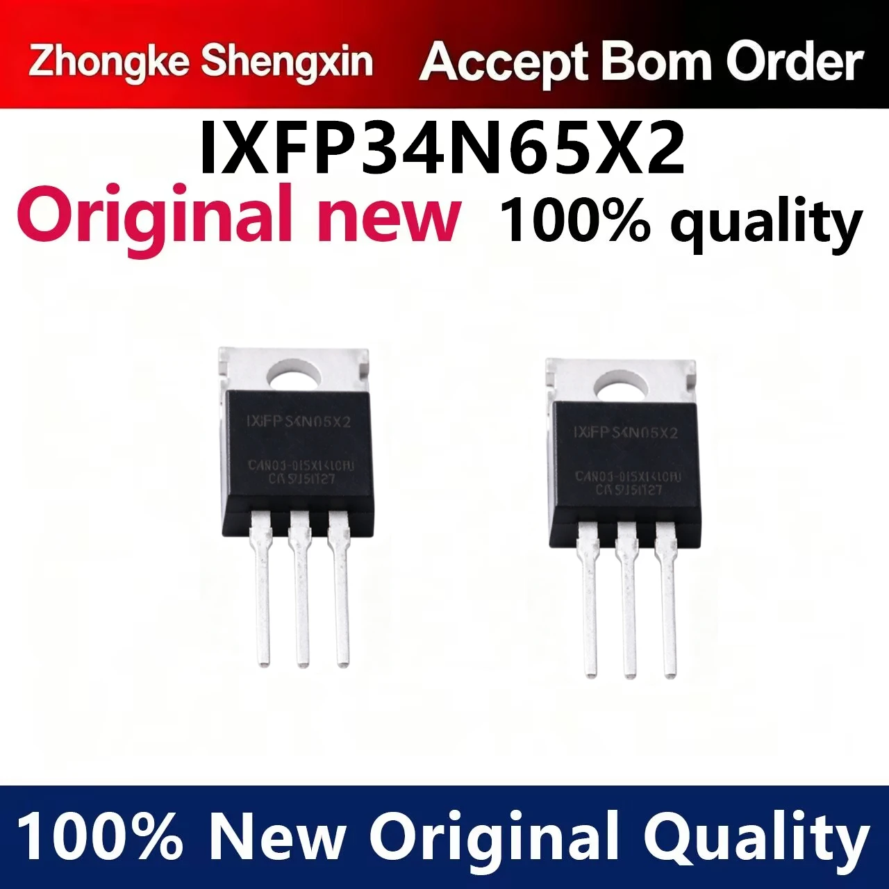 （5pcs）IXFP34N65X2 warehouse imported stock TO-220 MOSFET 650V 34A