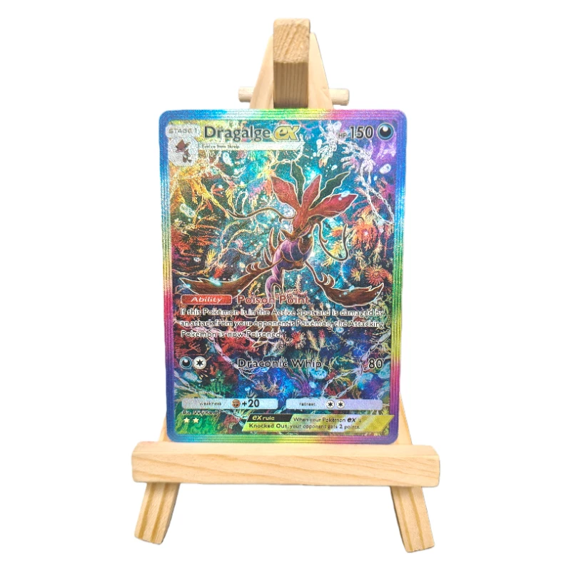 DIY PKM TCG Pocket Card Immersive B1 Mega Rising Dragalge Pinsir Greninja Hitmochan Rapidash Ampharos Absol EX APP Game Card view 2