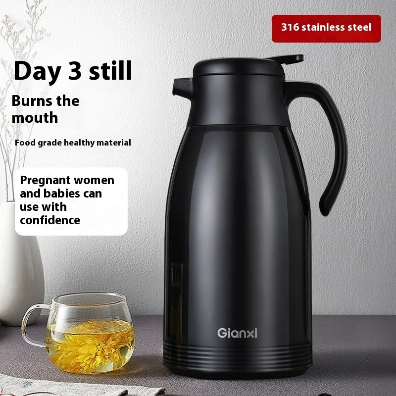 

Press Type Insulated Water Bottle Household Stainless Steel Large Capacity Insulated Water Bottle Thermal Water Bottle