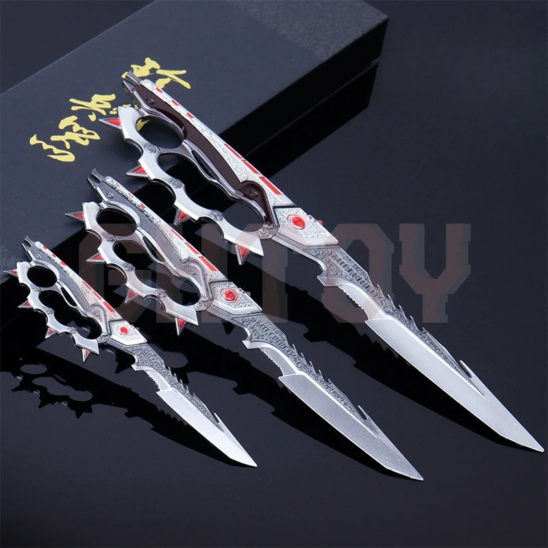 Juego de armas periféricas Delta Force Creed de 28cm/11,02 pulgadas, modelo de exhibición de escritorio, colección de adornos, regalo de cumpleaños para niñas y niños, juguetes