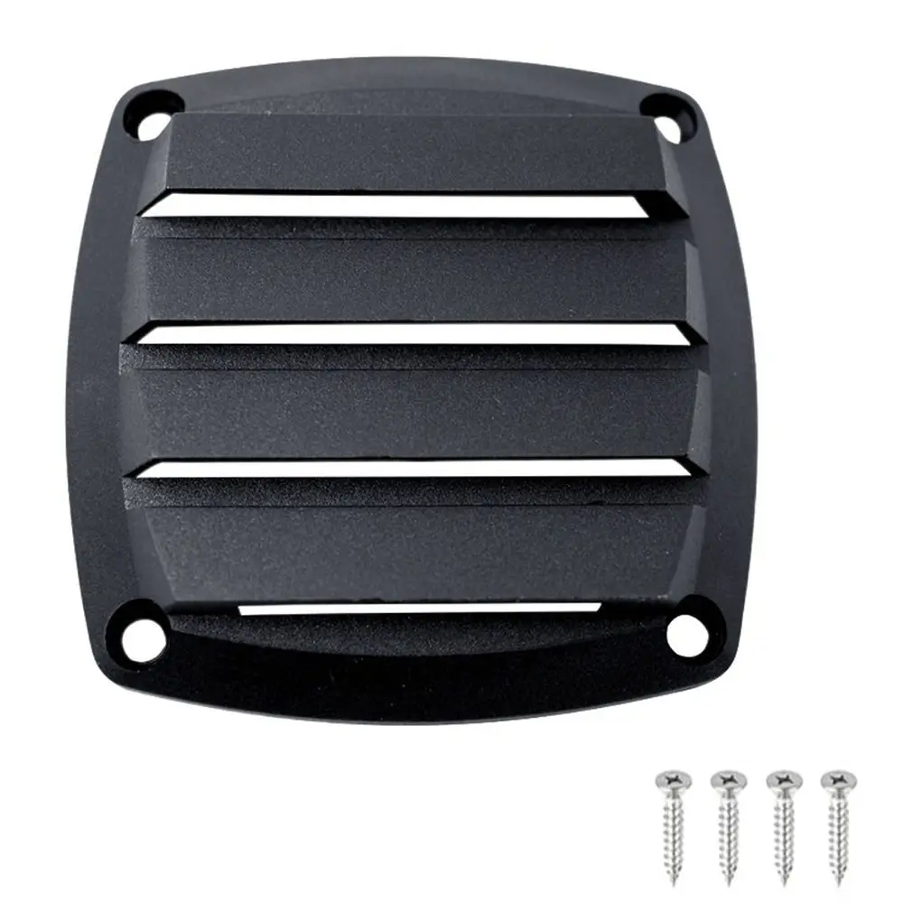 

Nylon Marine Boat Air Vent Square Exhaust Fan Louvered Ventilator Grille Resistance Strong Wind Grill Ventilation Ducting