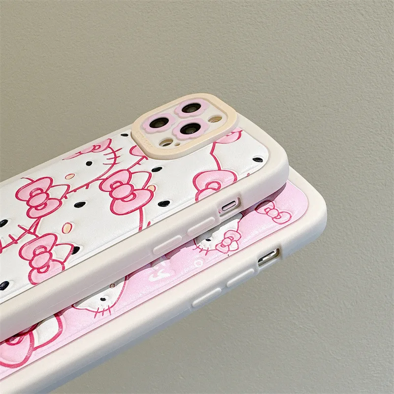ハローキティ 携帯電話カバー ピンク Hello Kitty ハローキティ iphone16 スマホケース ピンク 携帯