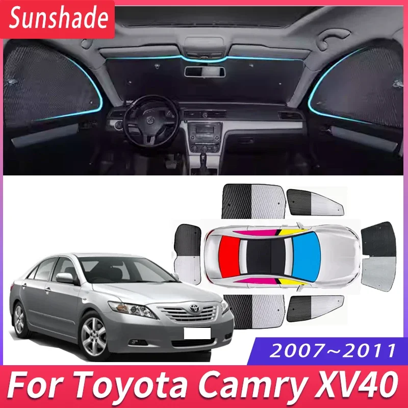 

Car Sunshade For Toyota Camry Aurion XV40 2007~2011 2008 Heat Insulation Sun Protection Sunshade Windshield Visor Accessories