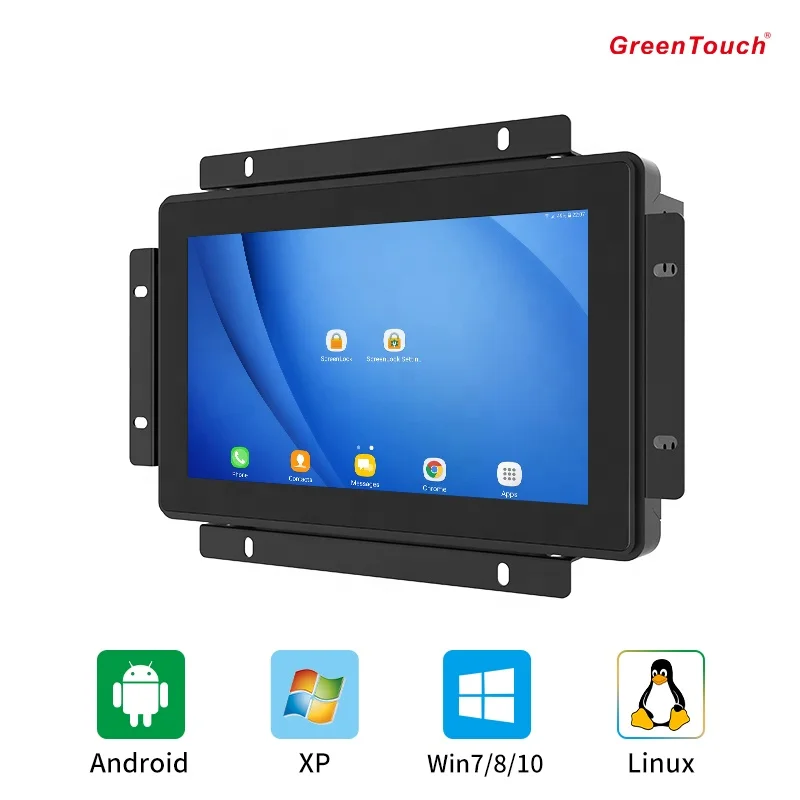 7-55 นิ้ว PCAP ฉายแผงหน้าจอสัมผัสแบบ Capacitive สําหรับ Touch Kiosk, อุตสาหกรรม Touch Monitor
