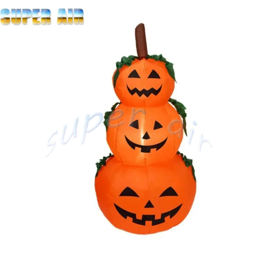 Halloween Party Decoration com LED, Abóbora inflável, Design personalizado