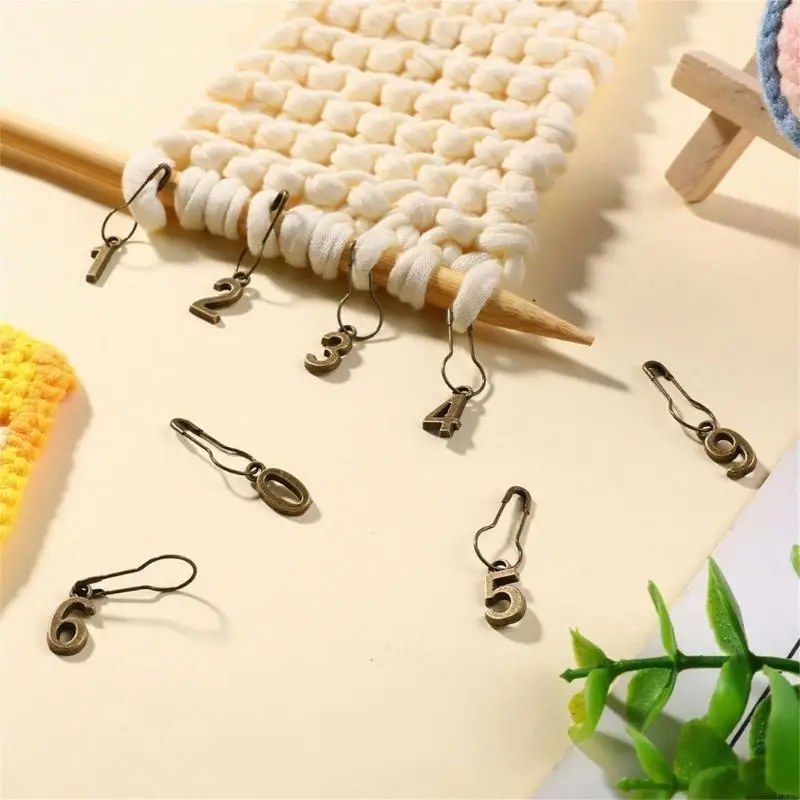   Antique Alloy Crafting Clips Featuring Numbered Perfect For Yarn Knitting Crochet Enthusiasts