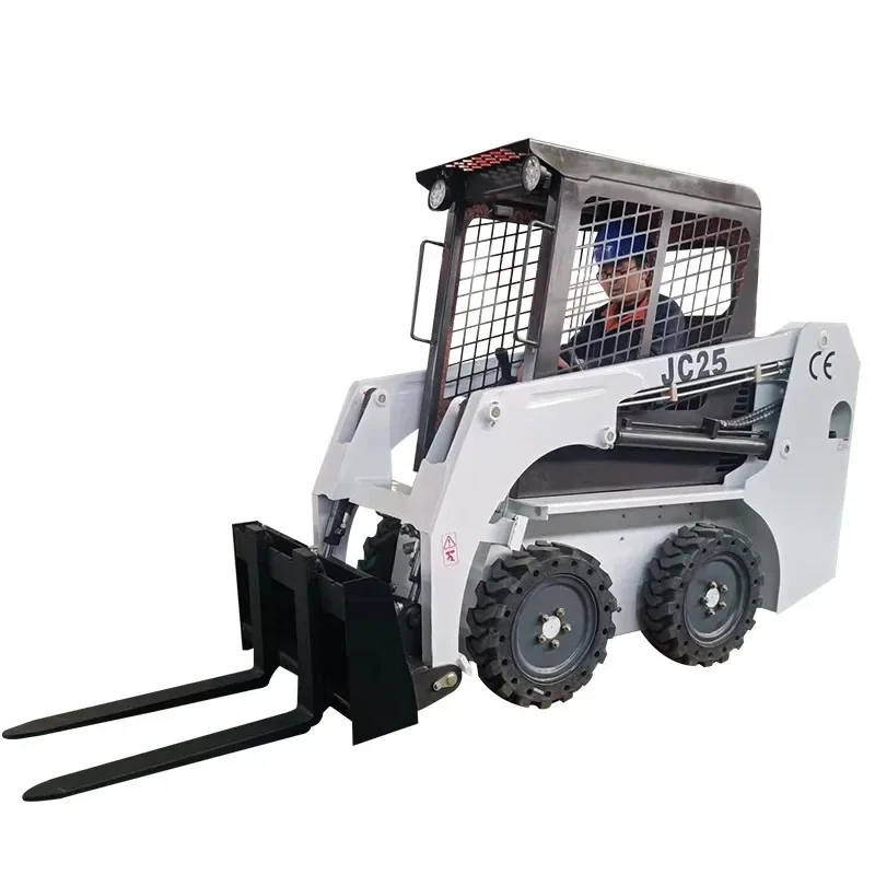 YG China Diesel Mini Skid Steer Wheel Loader Mini Skid Steer Loader On Tracks Small Mini Track Skid Steer Articulated Loader