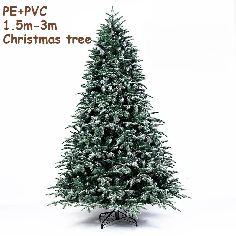 

Artificial Christmas Tree Encrypted PE+PVC Mixed Material Pine Cone Christmas Tree 1.5m To 3m Christmas Atmosphere Decorations