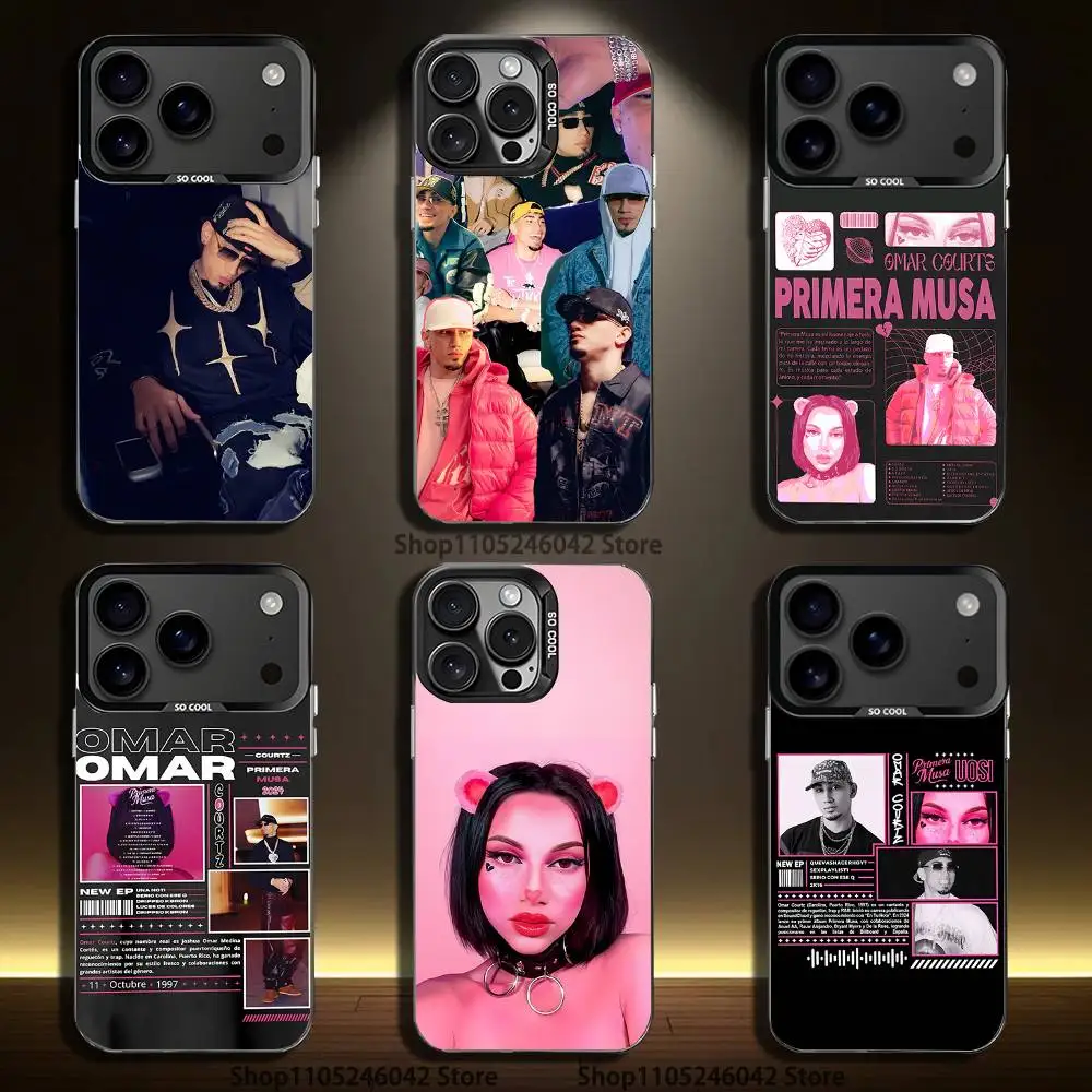 

Primera Musa Omar Courtz For iPhone 17,16,15,14,13,12,11,Mini,Pro,E,SE4,XS,MAX Black Candy Matte Cover