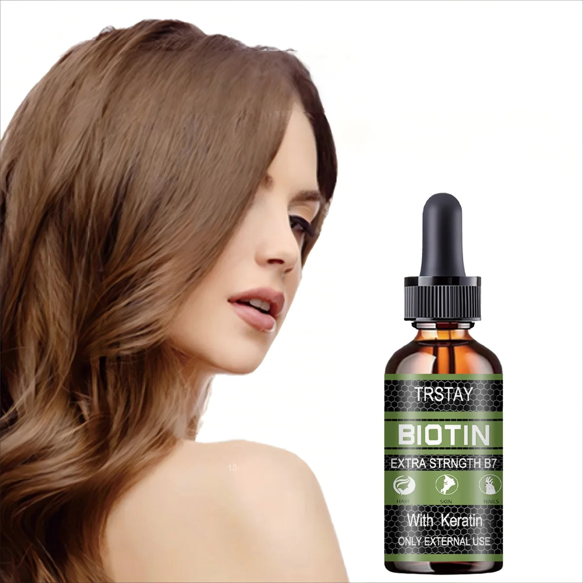 

Portable Hair Care Essence Liquid, Soft Texture with Long-Lasting Nourishment, Gentle Skin-Friendly Daily Hair Care Liquid