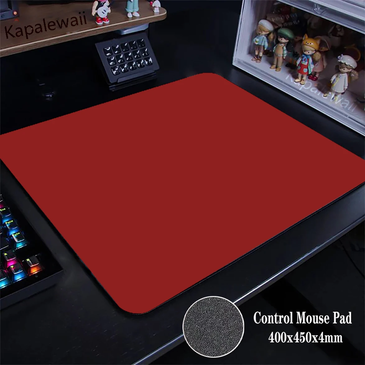 mouse pad com controle de velocidade 45x40cm mousepad para jogos mouse premium cor pura com borda de bloqueio 01