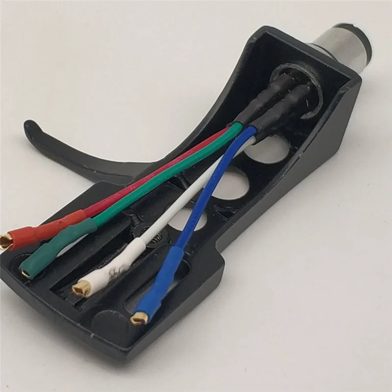 Vinile Phono Stand giradischi Headshell universale LP Phono cartuccia sostituzione Phonograph Head Holder Stylus Lead Wire