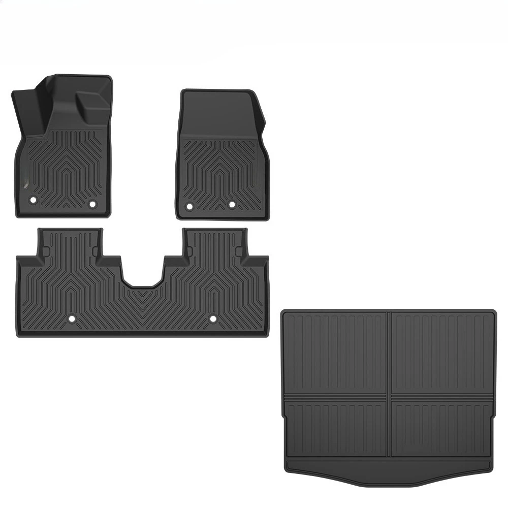 

Fits 2021-24 25 Ford Mustang Mach E Floor Mats & Cargo Liner TPE All Weather