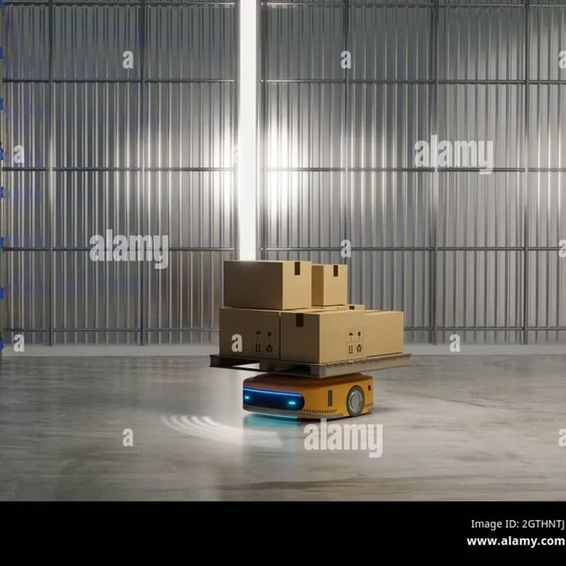 Agv Automated Warehouse Robotic Logistics Automatische industrielle Logistik Robotics Agv Robotic