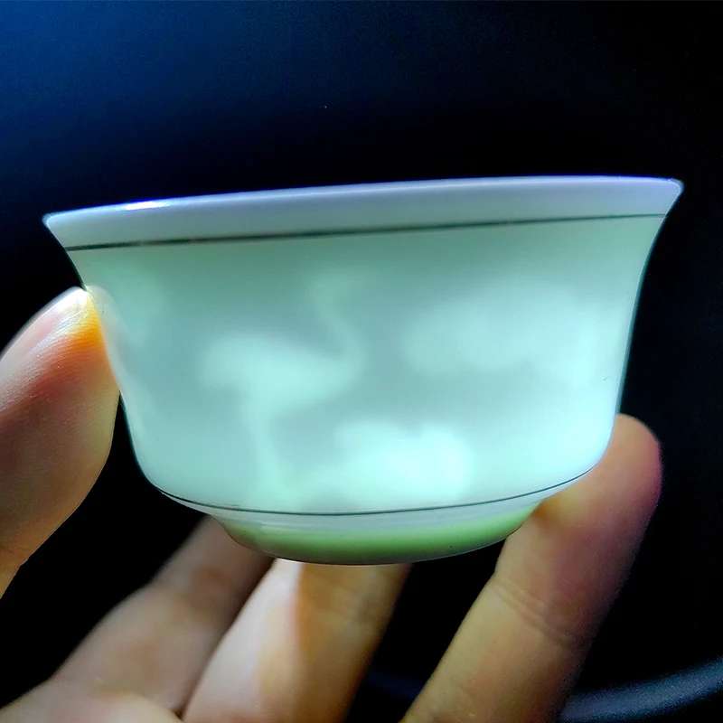 

China Beautiful Aesthetic Cup Ceramic Glaze Accessories Teeware Teware For Kung Fu Red Puer Flower Tieguanyin White Black Tea