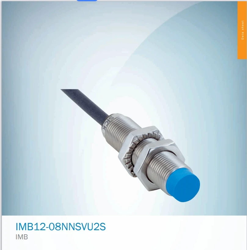 Индуктивный датчик приближения SICK IMB12-08NNSVU2S Номер заказа 1072745, бесконтактный переключатель, новый оригинальный подлинный в наличии