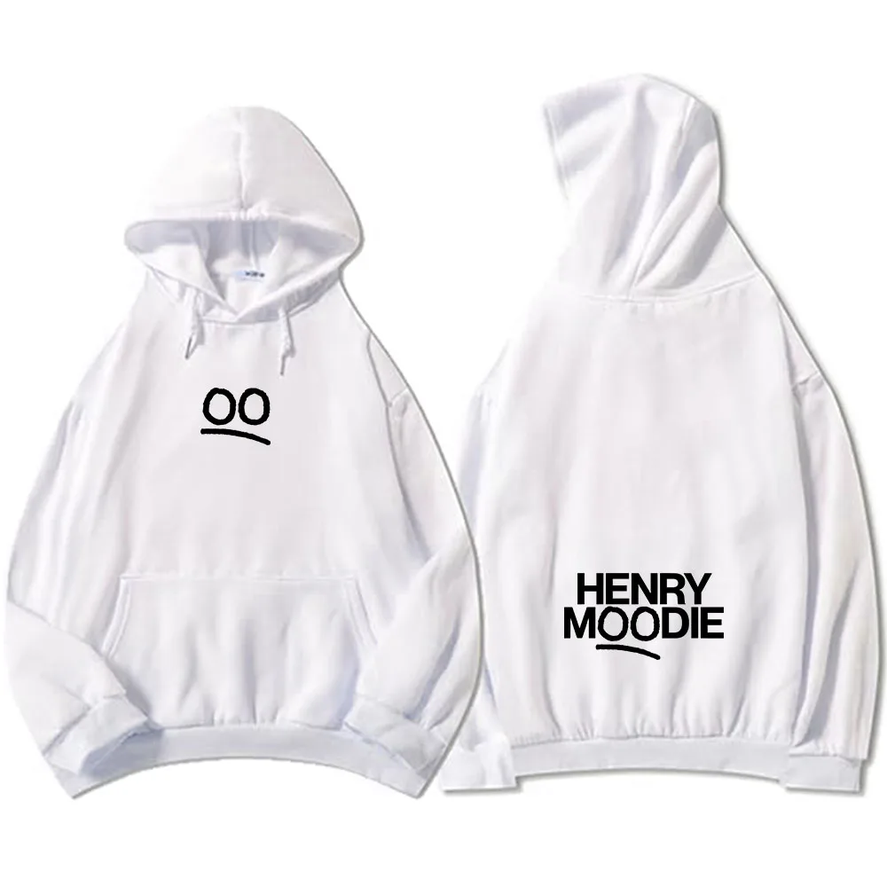 سترة هنري مودي بغطاء للرأس للجنسين ملابس الشارع بأكمام طويلة، سترة خريفية دافئة كاجوال بقلنسوة برسومات كرتونية