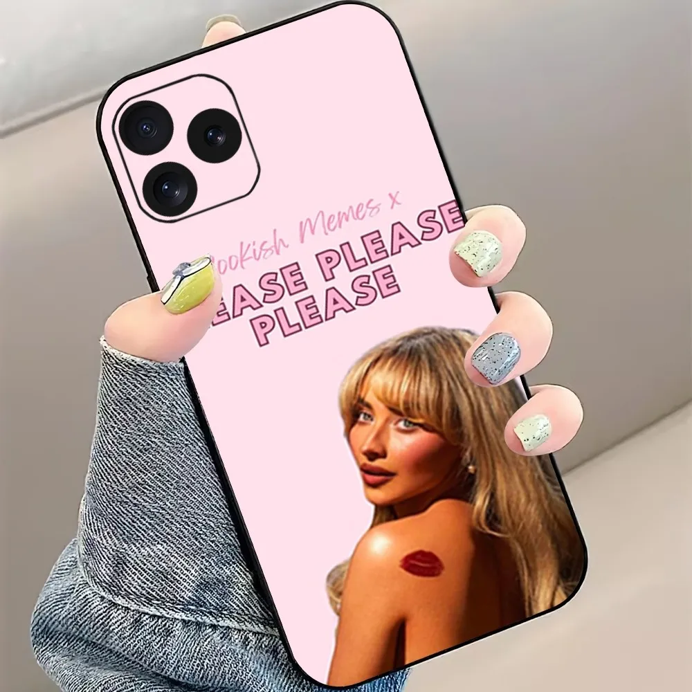 Singer Sabrina Carpenter Phone Case For iPhone 8 11 12 13 Pro 14 15 Mini X XR XS max Plus Shell