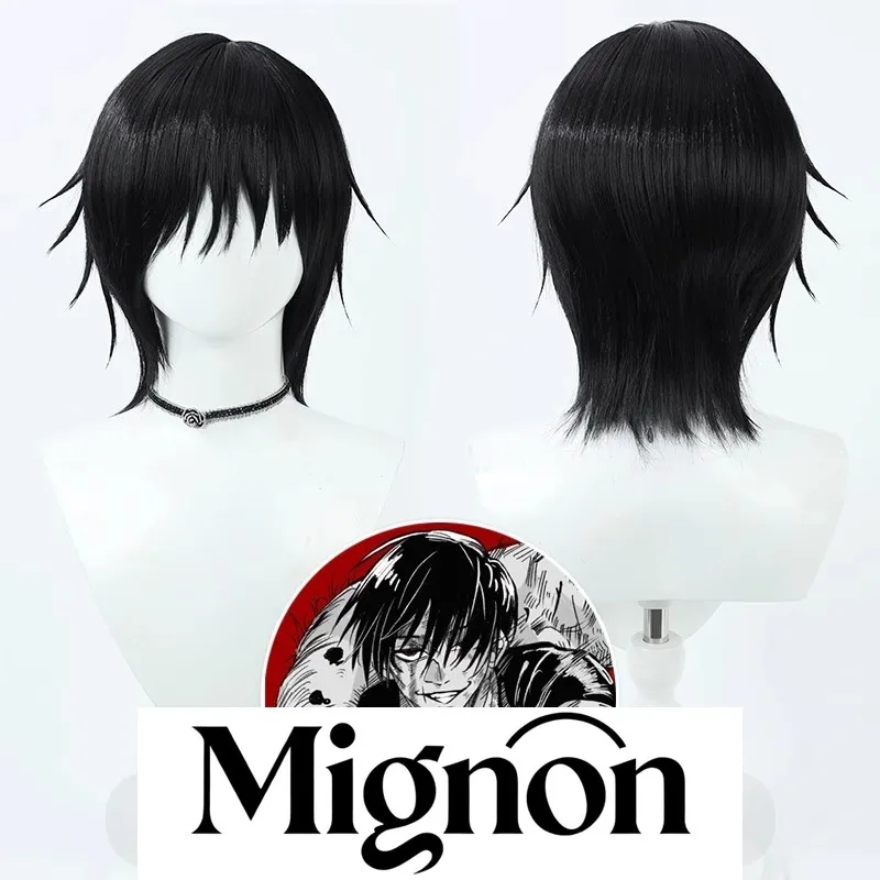 

Jujutsu Kaisen Toji Fushiguro парик для косплея черные шипы повседневные короткие мужские подарки на Хэллоуин