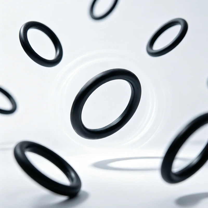 NBR CS1/1.2/1.5mm OD2.8-50mm Black Rubber O-ring Sealing Gasket Waterproof Oil Resistant Airtight Wear-resistant