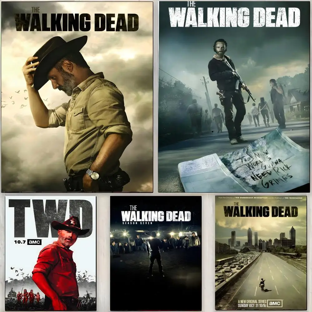 zombie drama T-The Walking Dead Poster Modern Home Interior Decor & Artistic Wall Decoration