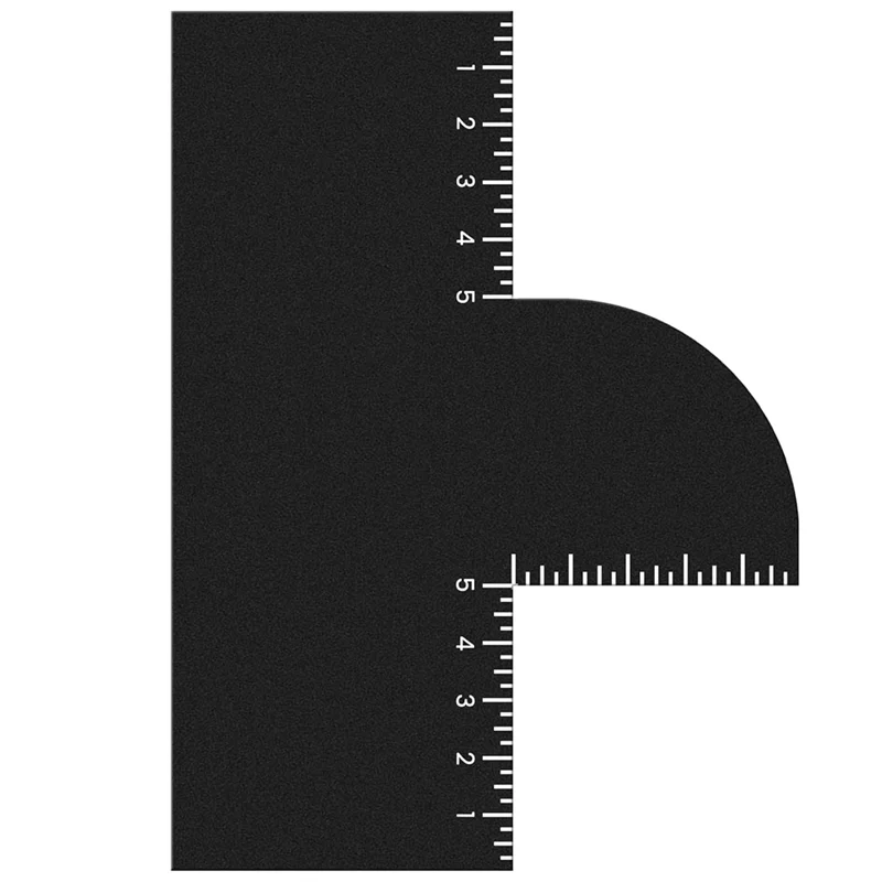 Enhancement Reusable Hairline Shaping Tool, For Barbers With Measurement Indicators, High Precision Card