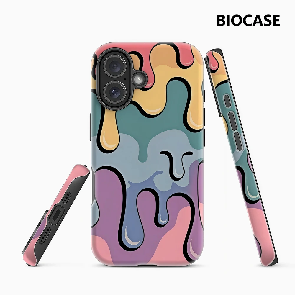 Fluid Pastels IPhone 17 Must-Haves Handyhülle für IPhone 17 16 15 14 13 12 64 Pro Max Plus Doppelschichtige Rückseite