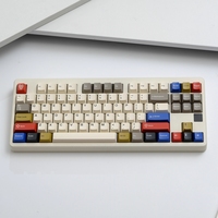 114 Keys*6 Sets Aifei Retro 100 Keycaps ABS Double Shot Key Caps Cherry Profile Keycap For MX Switch Mechanical Keyboard