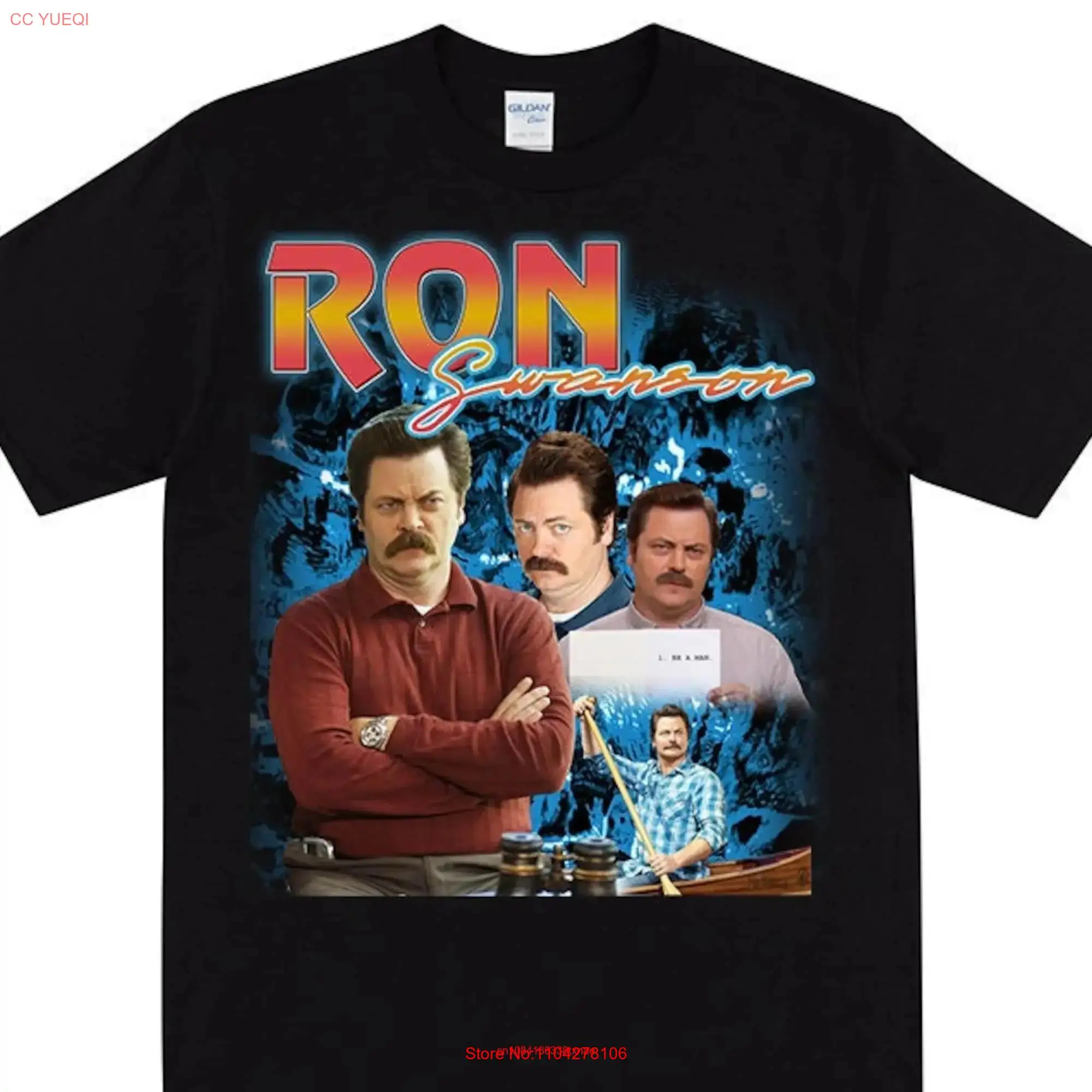 RON SWANSON Homage T shirt For Parks Rec Fans Knope 2012 Election Pawnee Indiana Funny With long or short sleeves